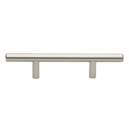 Gliderite Hardware 3 in. Center to Center Satin Nickel Solid Steel Bar Pull - 5000-76-SS 5000-76-SS-1